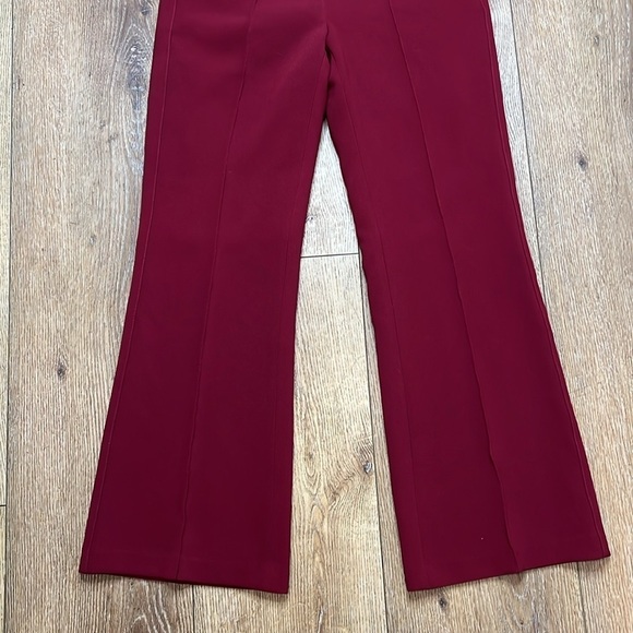 Vintage Céline Burgundy Front Pleat Trousers Size 36/4US/S - Picture 5 of 9